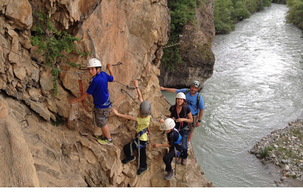 Via-ferrata des gorges de la Durance hautes-alpes