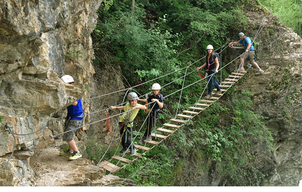 Via-ferrata des gorges de la Durance avec Talweg