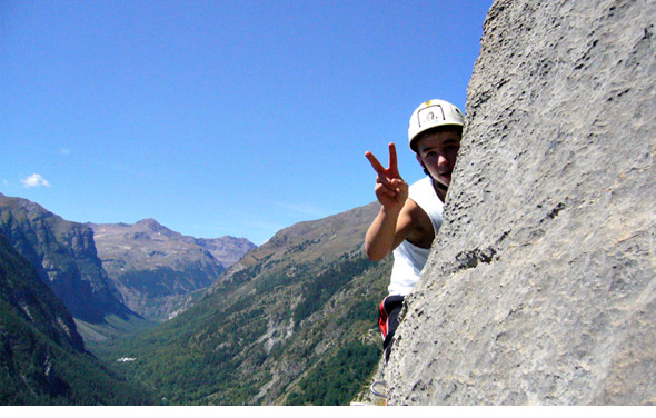 première via-ferrata de France à Fressinière