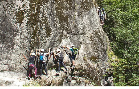 via-ferrata de Pelvoux idéale pour débuter