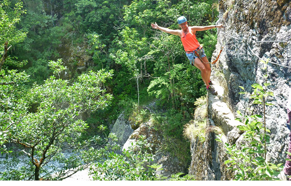 via-ferrata de Pelvoux en famille