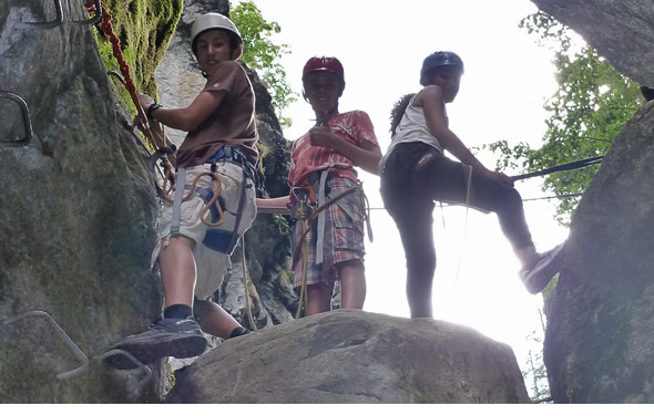 via-ferrata de Pelvoux des superbes sensations