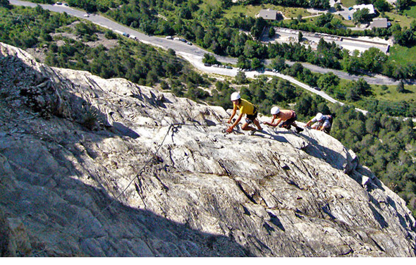 via-ferrata des Vigneaux sortie difficile niveau confirmé