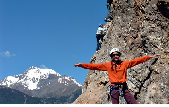 via-ferrata des Vigneaux en famille